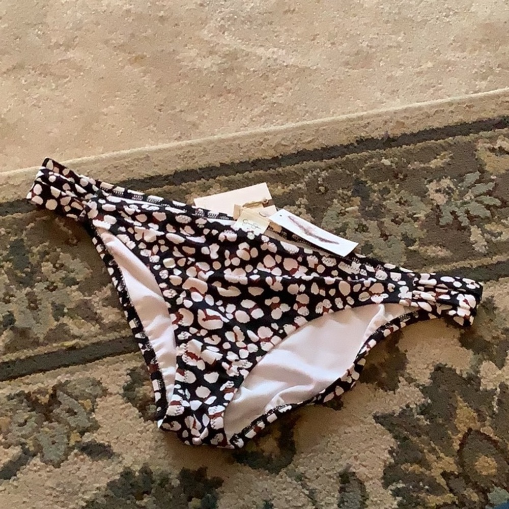 Jessica Simpson bikini bottom XL black white brown all tags on 44$ tag